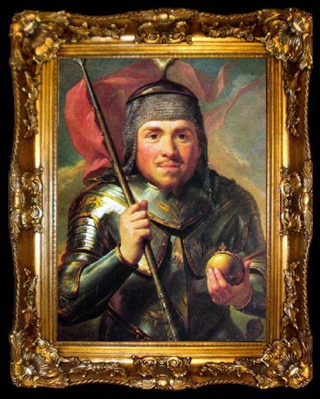 framed  Marcello Bacciarelli Portrait of king Wladyslaw I the Elbow-high., ta009-2